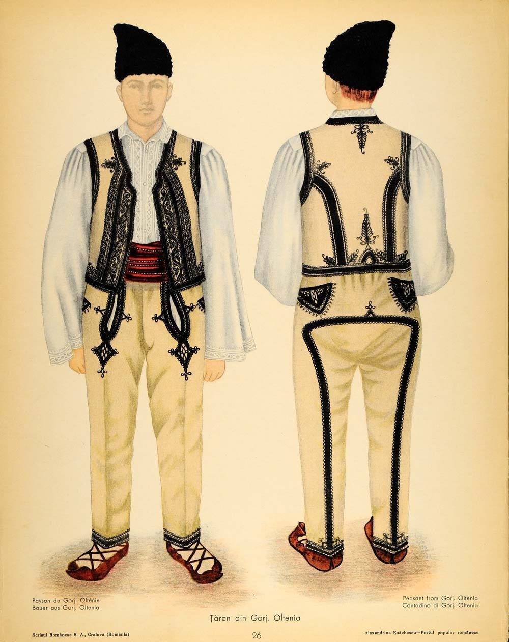 Costum popular bărbătesc