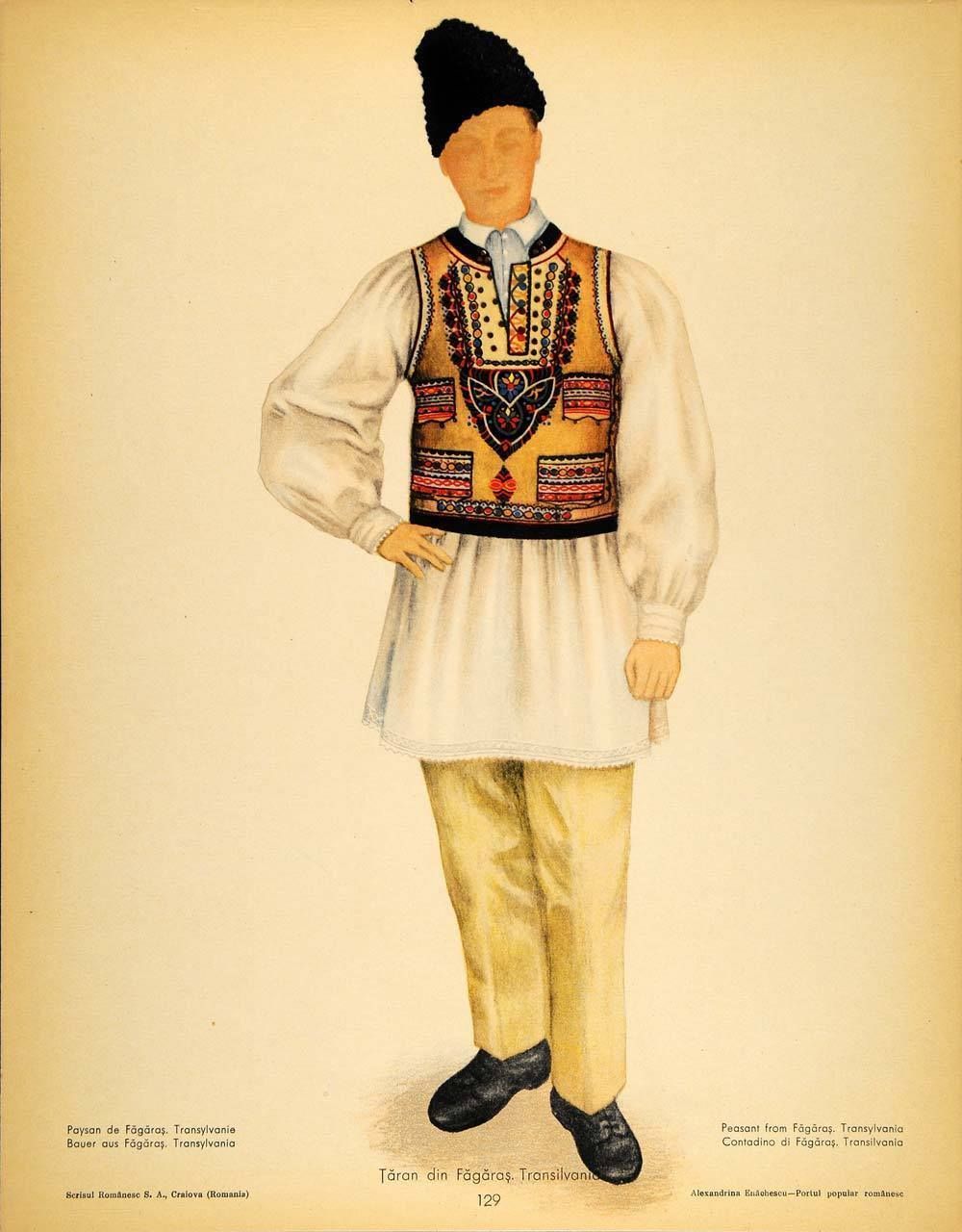 Costum popular bărbătesc